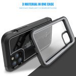 Wholesale iPhone 11 Pro Max (6.5in) Clear Dual Defense Case (Blue)